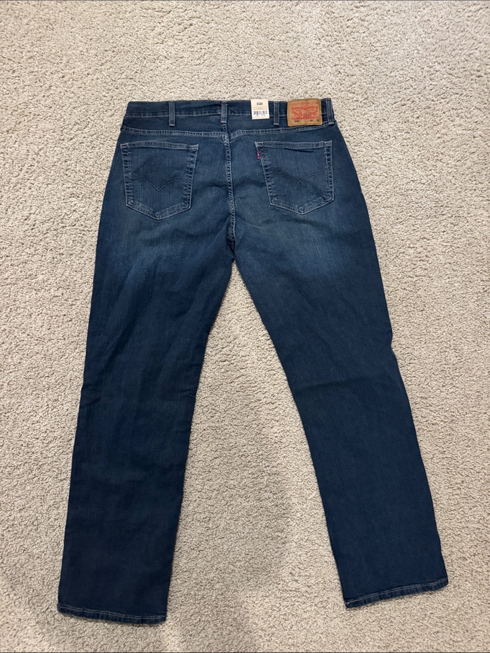 Levi's Men's Dark Blue Straight Leg Jeans